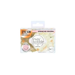 invisibobble SPRUNCHIE DUO British Royal Ladies Who Sprunch (preto branco/dourado c/ brilhantes) - Ed. Limitada