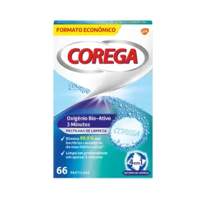 Corega Pastilhas De Limpeza Oxigénio Bio-Ativo