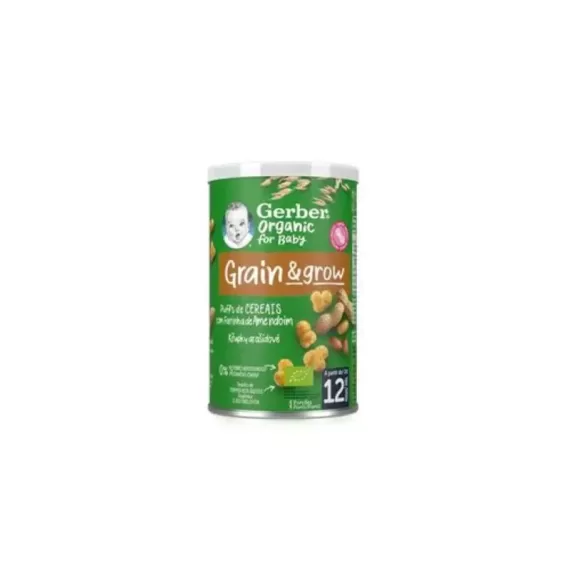 Gerber Org Grain&Grow Snack Man/Ban 35G