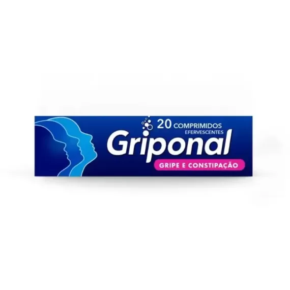 Griponal , 4 mg + 500 mg Recipiente para comprimidos 20 Unidade(s) Comp eferv