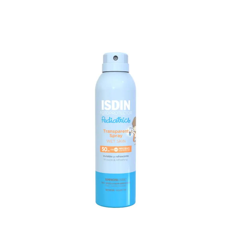 ISDIN FOTOPROTECTOR TRANSPARENT SPRAY WET SKIN PEDIATRICS SPF50 250ML