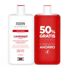 ISDIN Lambdapil Antiqueda Shampoo 400ml 50% 2U