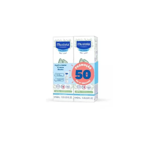 Mustela Pn Hydra Bebe Cr Rosto40Ml Duo
