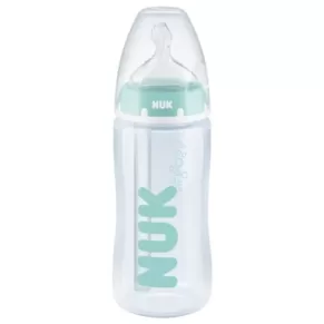 NUK FC+ BIBERÃO PP 300ml SI 1M-AC-I.TEMP (Anti cólica)
