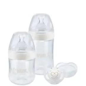 NUK NATURE SENSE STAR SET (2 BIBERÕES + 1 CHUPETA)