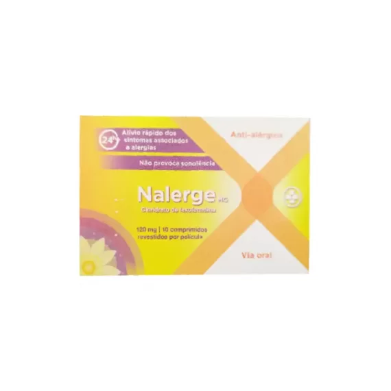 Nalerge MG, 120 mg Blister 10 Unidade(s) Comp revest pelic
