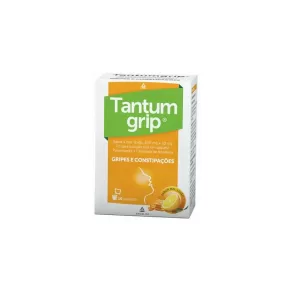 Tantumgrip sabor a limão, 600/10 mg x 10 pó sol oral saq