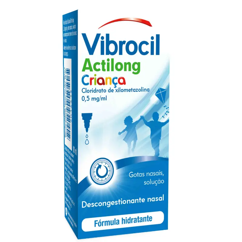 Vibrocil Actilong Gotas Nasais Criança 10 Ml