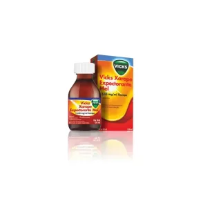 Vicks Xarope Expectorante Mel (120mL), 13,33 mg/mL x 1 xar mL