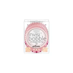 invisibobble SLIM British Royal Royal Fudge (rosa/transparente) - Ed. Limitada