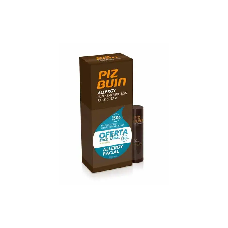 PBUIN ALLERGY FACIAL SPF50 50mL + Oferta Stick Labial